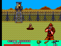 Rambo III (USA, Europe) In game screenshot